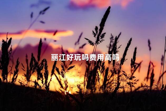 丽江好玩吗费用高吗