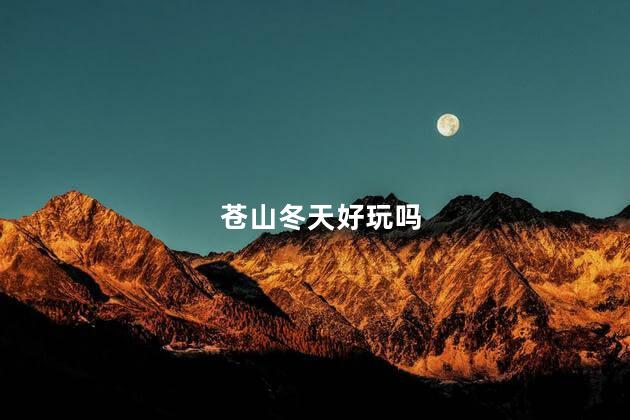 苍山冬天好玩吗