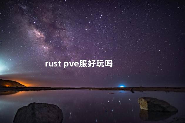 rust pve服好玩吗