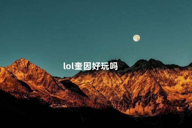 lol奎因好玩吗