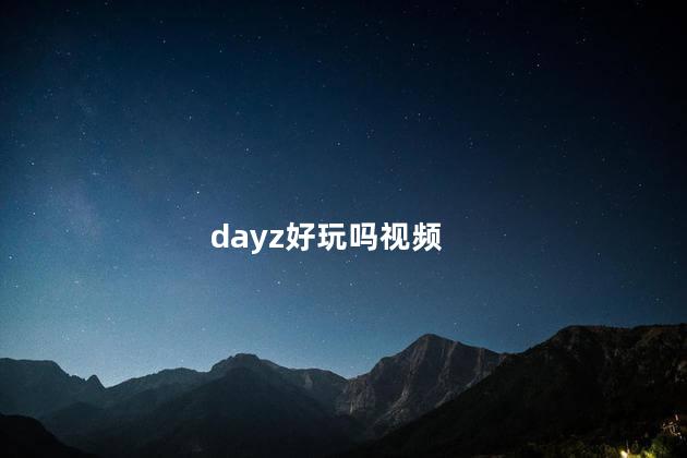 dayz好玩吗视频