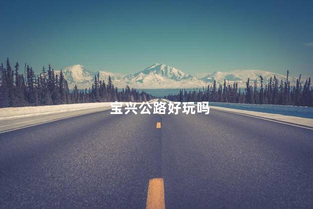 宝兴公路好玩吗