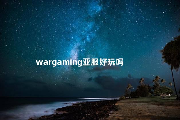 wargaming亚服好玩吗