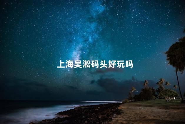 上海吴淞码头好玩吗