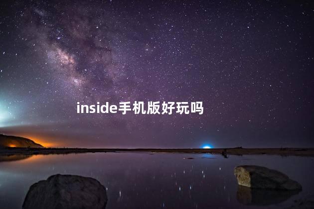 inside手机版好玩吗