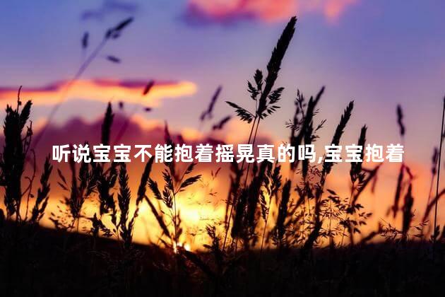 听说宝宝不能抱着摇晃真的吗，宝宝抱着摇晃会怎样